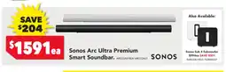 Harvey Norman Sonos Arc Ultra Premium Smart Soundbar offer
