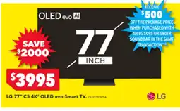 Harvey Norman LG 77" C5 4K' OLED evo Smart TV offer