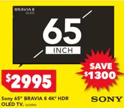 Harvey Norman SONY LG 65" G5 4K* OLED evo Al Smart TV offer