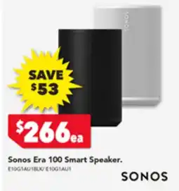 Harvey Norman Sonos Era 100 Smart Speaker offer