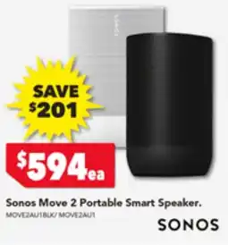 Harvey Norman Sonos Move 2 Portable Smart Speaker offer