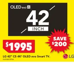 Harvey Norman LG 42" C5 4K OLED evo Smart TV offer
