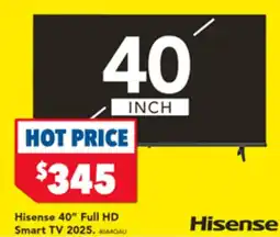 Harvey Norman Hisense 40" Full HD Smart TV 2025 offer