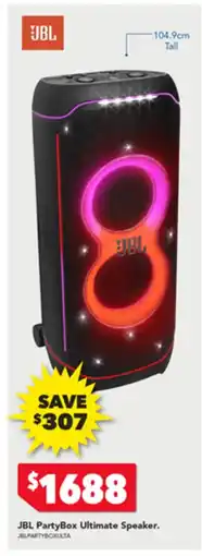 Harvey Norman JBL PartyBox Ultimate Speaker offer