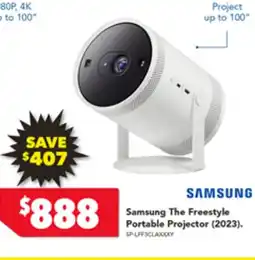 Harvey Norman Samsung The Freestyle Portable Projector (2023) offer