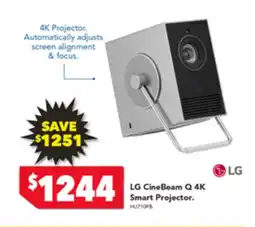 Harvey Norman LG CineBeam Q 4K Smart Projector offer
