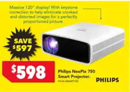 Harvey Norman Philips NeoPix 750 Smart Projector offer