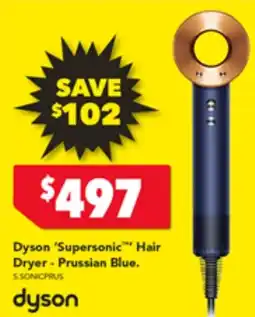 Harvey Norman Dyson 'Supersonic™ Hair Dryer - Prussian Blue offer