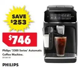 Harvey Norman Philips '3300 Series' Automatic Coffee Machine offer