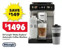Harvey Norman De'Longhi 'Eletta Explore' Automatic Coffee Machine offer
