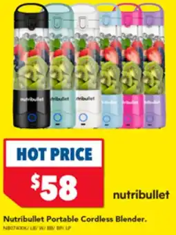 Harvey Norman Nutribullet Portable Cordless Blender offer