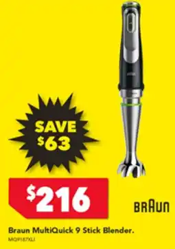 Harvey Norman Braun MultiQuick 9 Stick Blender offer