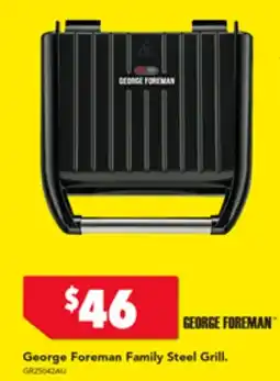 George Foreman Family Steel Grill