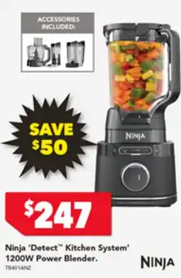 Harvey Norman Ninja 'Detect" Kitchen System' 1200W Power Blender offer