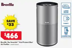 Harvey Norman Breville 'the SmartAir" Viral Protect Max' Air Purifier offer