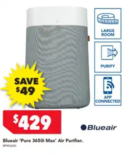 Harvey Norman Blueair 'Pure 3650i Max' Air Purifier offer