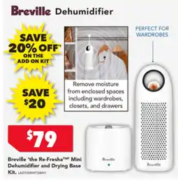 Breville 'the Re-Fresha™" Mini Dehumidifier and Drying Base Kit