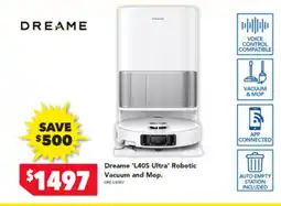 Harvey Norman Dreame 'L40S Ultra' Robotic Vacuum and Mop offer