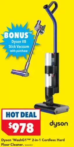 Harvey Norman Dyson WashG1 2-in-1 Cordless Hard Floor Cleaner offer
