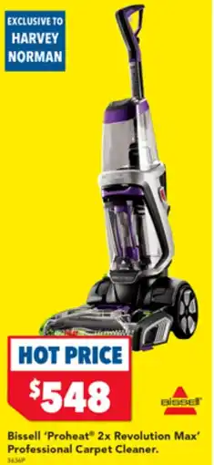Harvey Norman Bissell Proheat 2x Revolution Max Professional Carpet Cleaner offer
