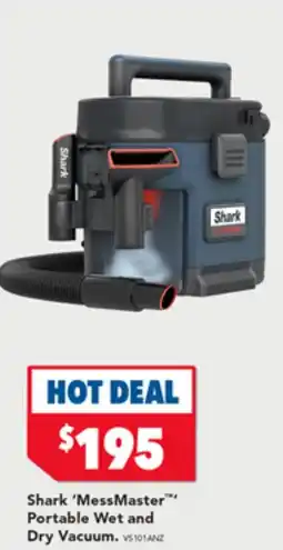 Harvey Norman Shark MessMaster Portable Wet and Dry Vacuum offer
