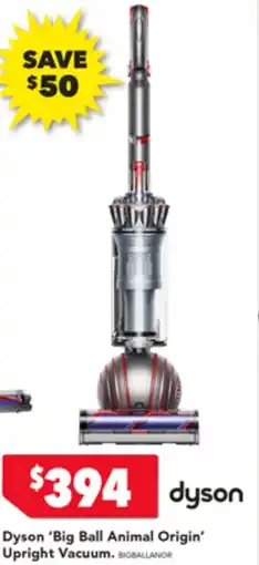Harvey Norman Dyson Big Ball Animal Origin Upright Vacuum offer