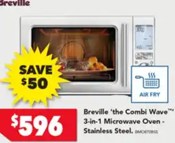 Harvey Norman Breville 'the Combi Wave" 3-in-1 Microwave Oven - Stainless Steel. offer