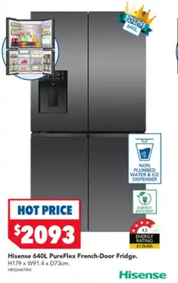 Harvey Norman Hisense 640L PureFlex French-Door Fridge offer