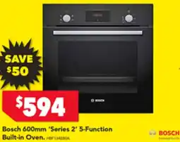 Harvey Norman Bosch 600mm 'Series 2' 5-Function Built-in Oven offer