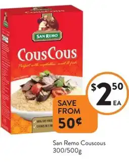 Foodworks San Remo Couscous offer