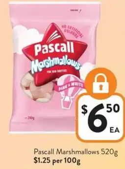 Foodworks Pascall Marshmallows offer