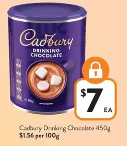 Foodworks Cadbury Drinking Chocolate offer