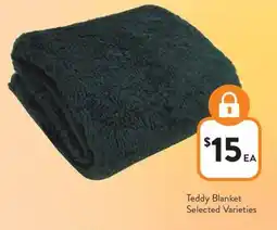 Foodworks Teddy Blanket Selected Varieties offer