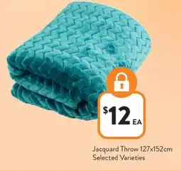 Foodworks Jacquard Throw offer