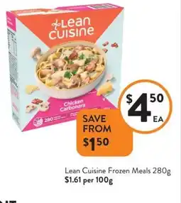 Foodworks Lean Cuisine Frozen Meals offer
