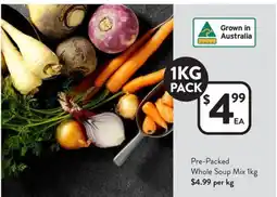 Foodworks Pre-Packed Whole Soup Mix offer