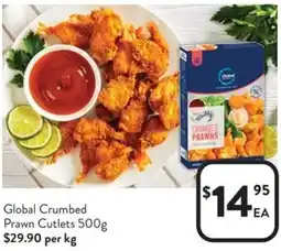 Foodworks Global Crumbed Prawn Cutlets offer
