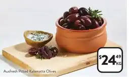 Foodworks Ausfresh Pitted Kalamatta Olives offer