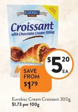 Foodworks Eurobisc Cream Croissant offer