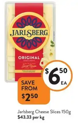 Foodworks Jarlsberg Cheese Slices offer
