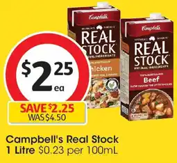 Coles Campbell's Real Stock offer