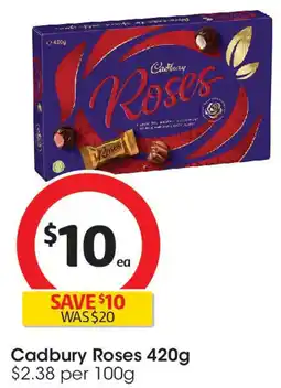 Coles Cadbury Roses offer