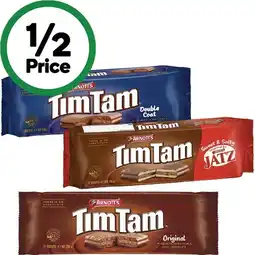 Woolworths Arnott’s Tim Tam Chocolate Biscuits 165-200g – Excludes Tim Tam Deluxe 175g offer