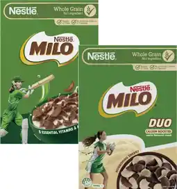 Coles Nestlé Milo Cereal 535g-620g offer