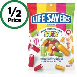 Woolworths Life Savers 150-200g offer