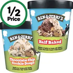Woolworths Ben & Jerryβs Ice Cream Tubs 458ml β From the Freezer offer