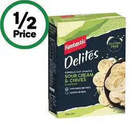 Woolworths Fantastic Delites Crinkle Cut Snacks 100g offer
