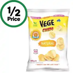 Woolworths Vege Chips or Rice Crackers 75-100g – From the Health Food Aisle offer