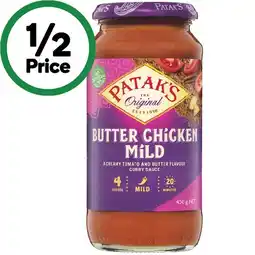 Woolworths Patak’s Simmer Sauce 450g offer