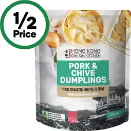 Woolworths Hong Kong Kitchen Dumplings or BBQ Pork Buns 240-480g β From the Freezer offer